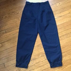 Emporio Armani wide high-waist pence button pants